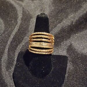 Paparazzi Gold-Tone Layered Ring